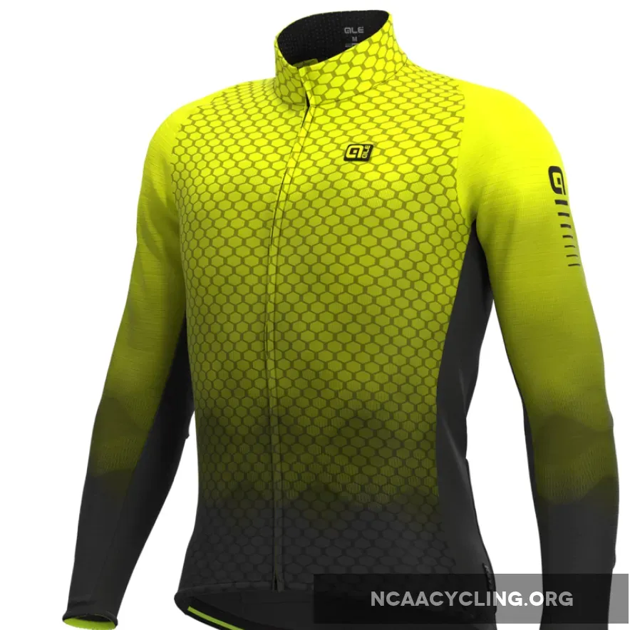 Ale R-EV1 Velocity Wind Long Sleeve Jersey - Yellow L21048537 Online