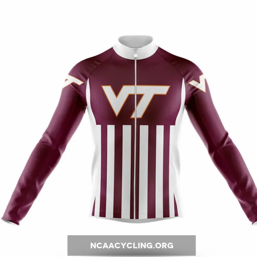 Virginia Tech USA Long Sleeve Cycling Jersey Only