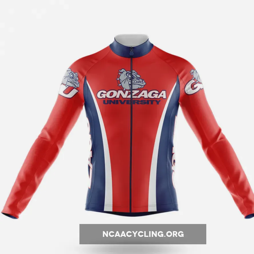 Gonzaga University Long Sleeve Cycling Jersey For Sale