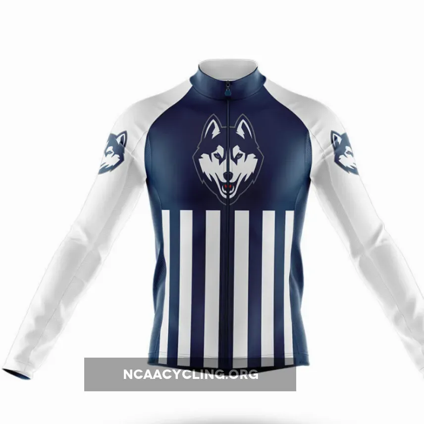 University of Connecticut USA Long Sleeve Cycling Jersey Only