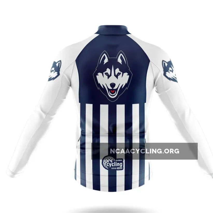University of Connecticut USA Long Sleeve Cycling Jersey Only University of Connecticut USA Long Sleeve Cycling Jersey Only
