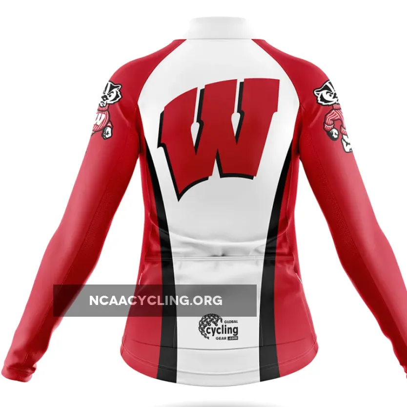 Badgers - Women's Long Sleeve Cycling Jersey Only Badgers - Women's Long Sleeve Cycling Jersey Only