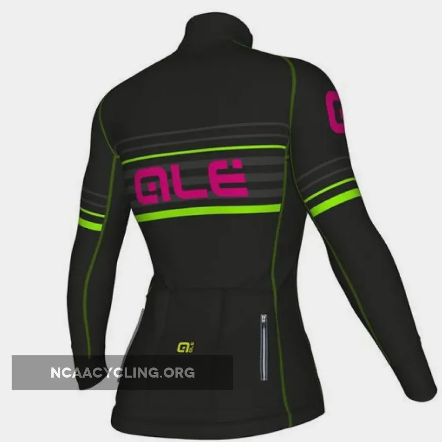 Ale PRR 2.0 Curva Veloce Woman L/S Jersey - Black Pink For Sale