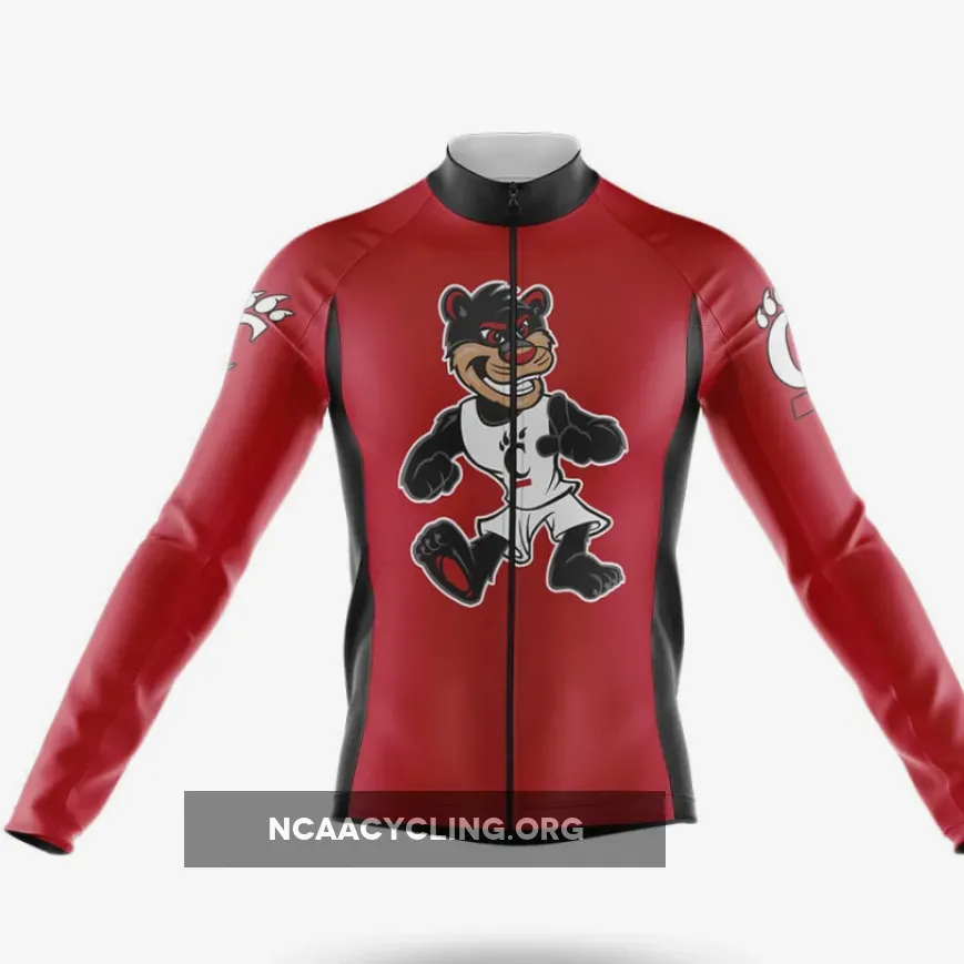 Bearcat Mascot Long Sleeve Cycling Jersey | WHAT IS A BEARCAT MASCOT