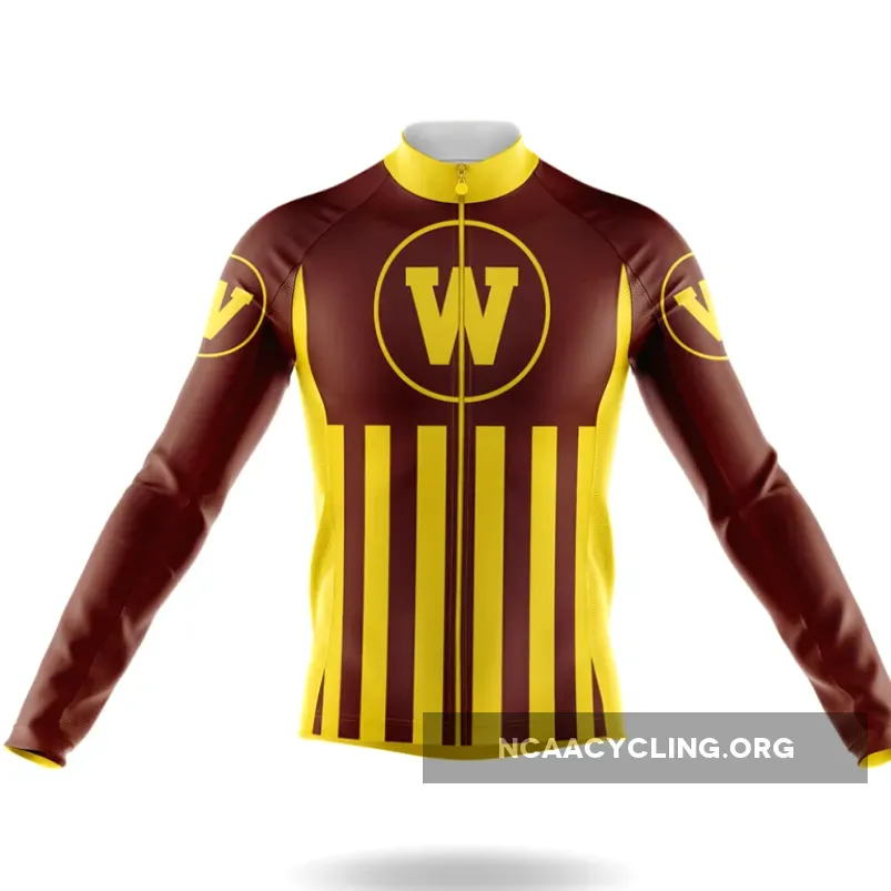 Western Michigan University USA Long Sleeve Cycling Jersey