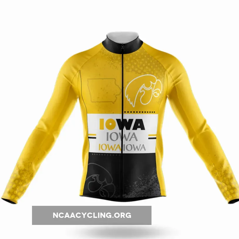 University of Iowa Cycle Long Sleeve Cycling Jersey Only