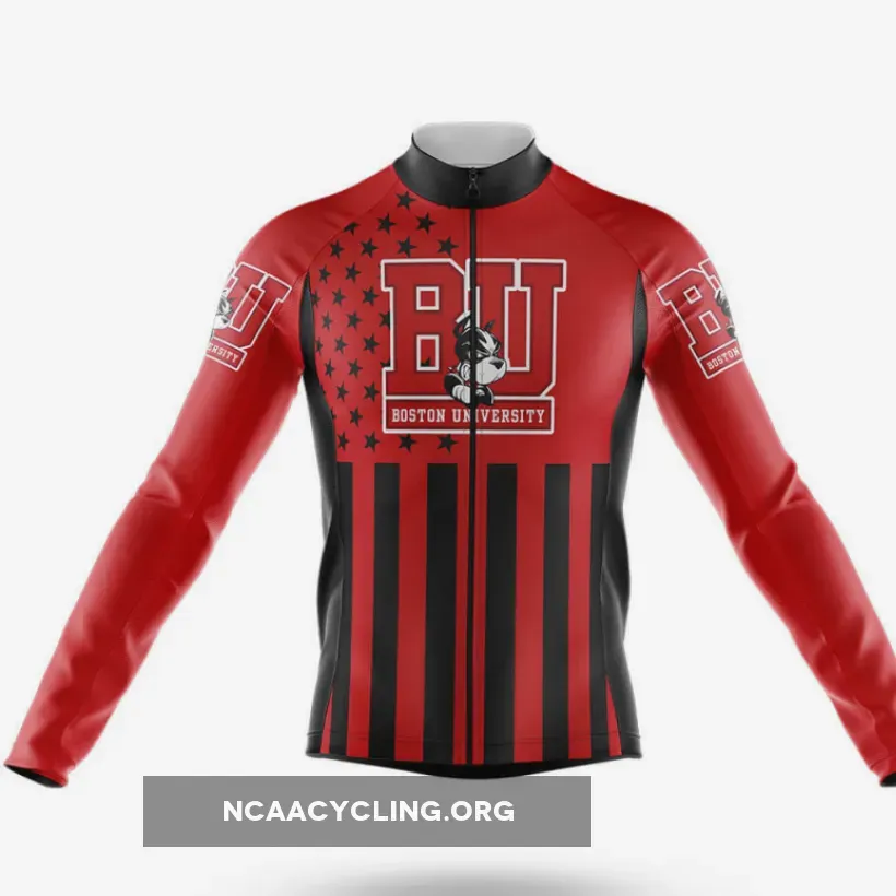 Boston University USA Long Sleeve Cycling Jersey