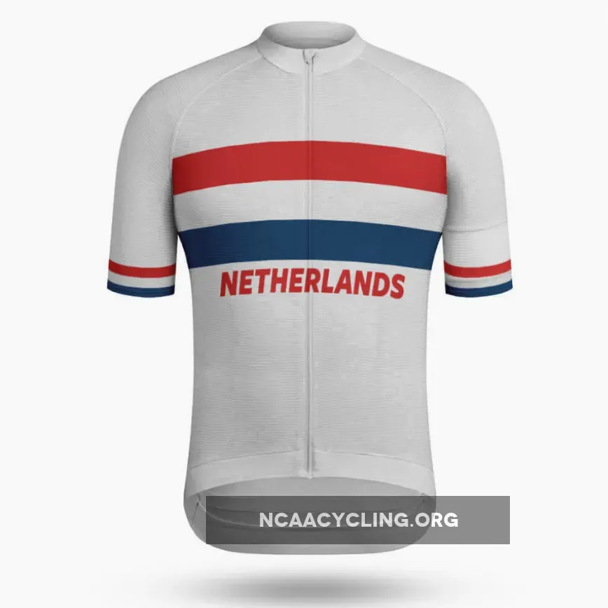 Netherlands Premium Cycling Jersey / Flag Front