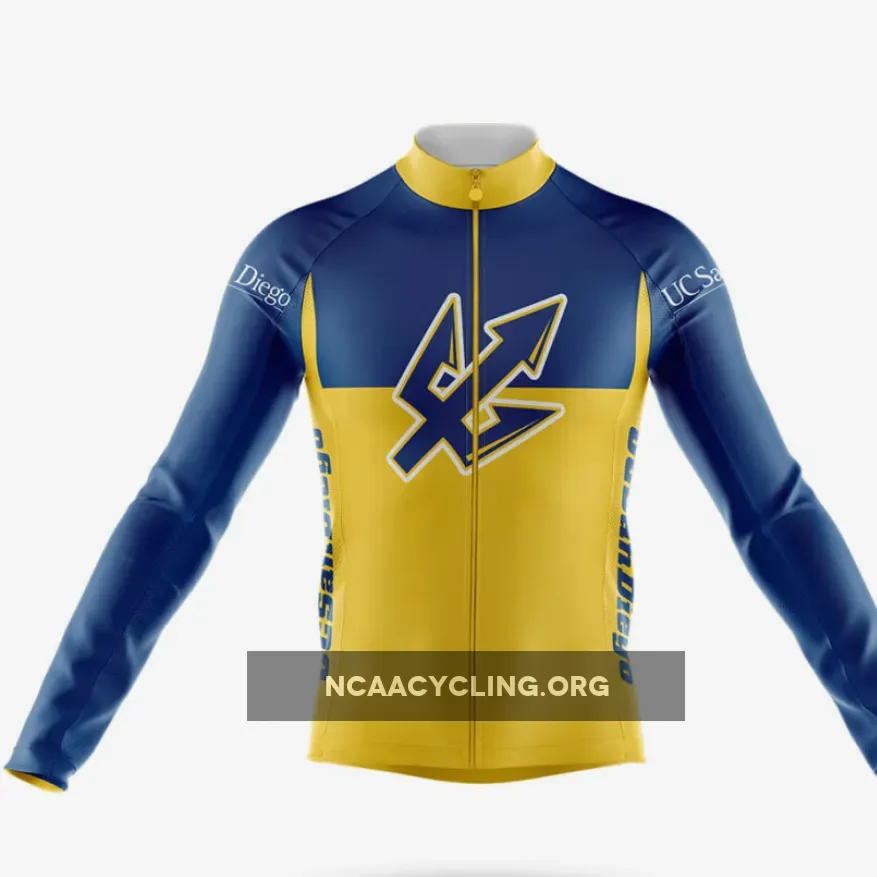 University of California San Diego V2 Long Sleeve Cycling Jersey Only