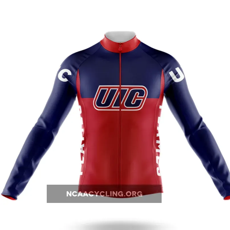 University of Illinois Chicago Long Sleeve Cycling Jersey Ver.2
