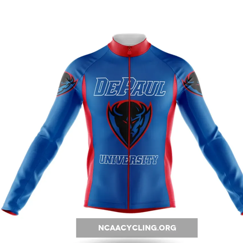 Where To Buy Go DePaul Long Sleeve Cycling Jersey