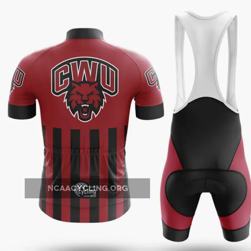 Central Washington University USA Long Sleeve Cycling Jersey Central Washington University USA Long Sleeve Cycling Jersey