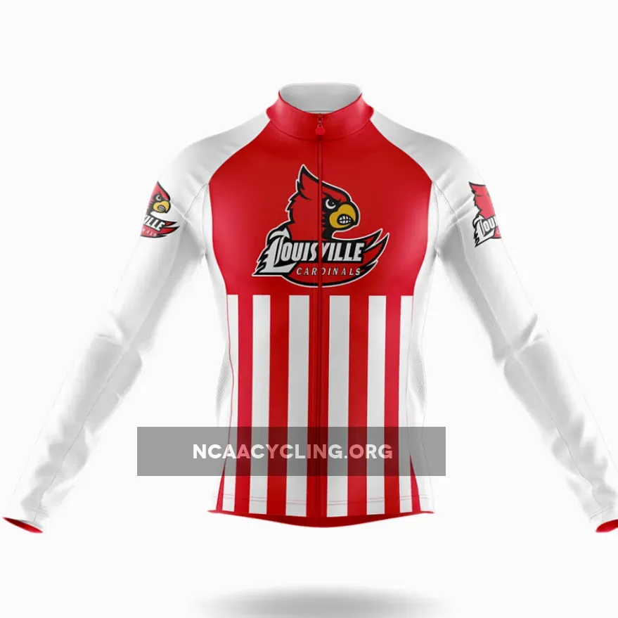 University of Louisville USA Long Sleeve Cycling Jersey