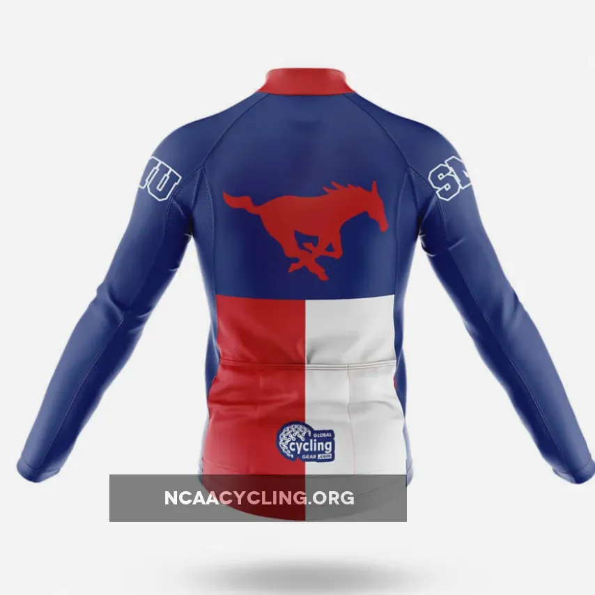 Southern Methodist University TX - Men's Cycling Kit - Long Sleeve Jersey