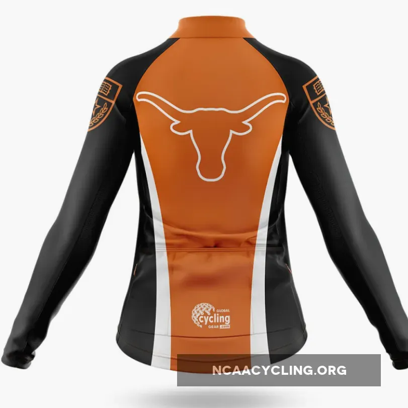 University of Texas Austin - Women's Long Sleeve Cycling Jersey Only University of Texas Austin - Women's Long Sleeve Cycling Jersey Only