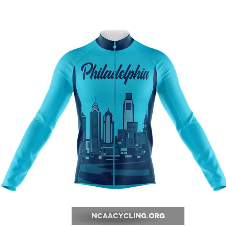 Philadelphia PA - Men's Cycling Kit / Long Sleeve Jersey