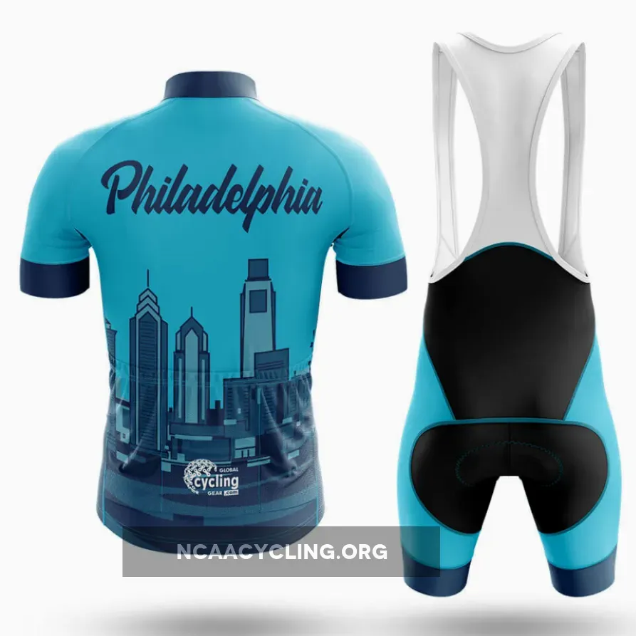 Philadelphia PA - Men's Cycling Kit / Long Sleeve Jersey