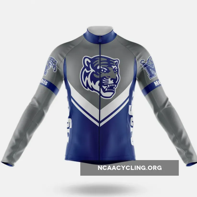University of Memphis Long Sleeve Cycling Jersey Ver.3