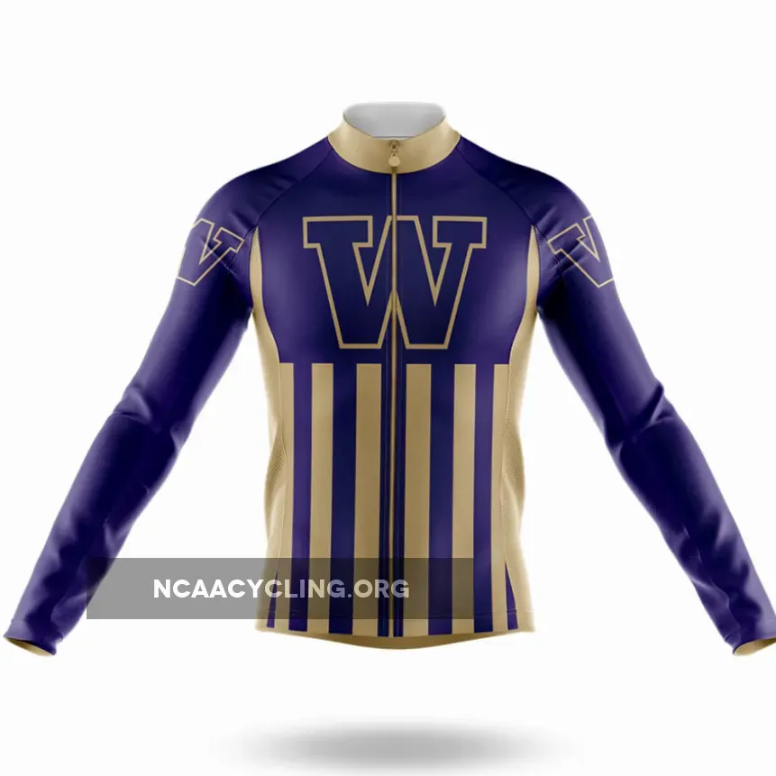 University of Washington USA Long Sleeve Cycling Jersey