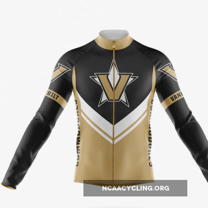 Vanderbilt University Long Sleeve Cycling Jersey Ver.3
