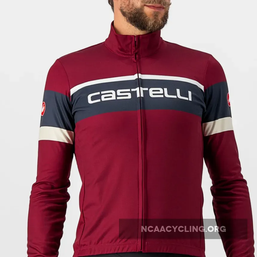 Castelli Passista Long Sleeves Jersey - Bordeaux 4522522-421-M Online