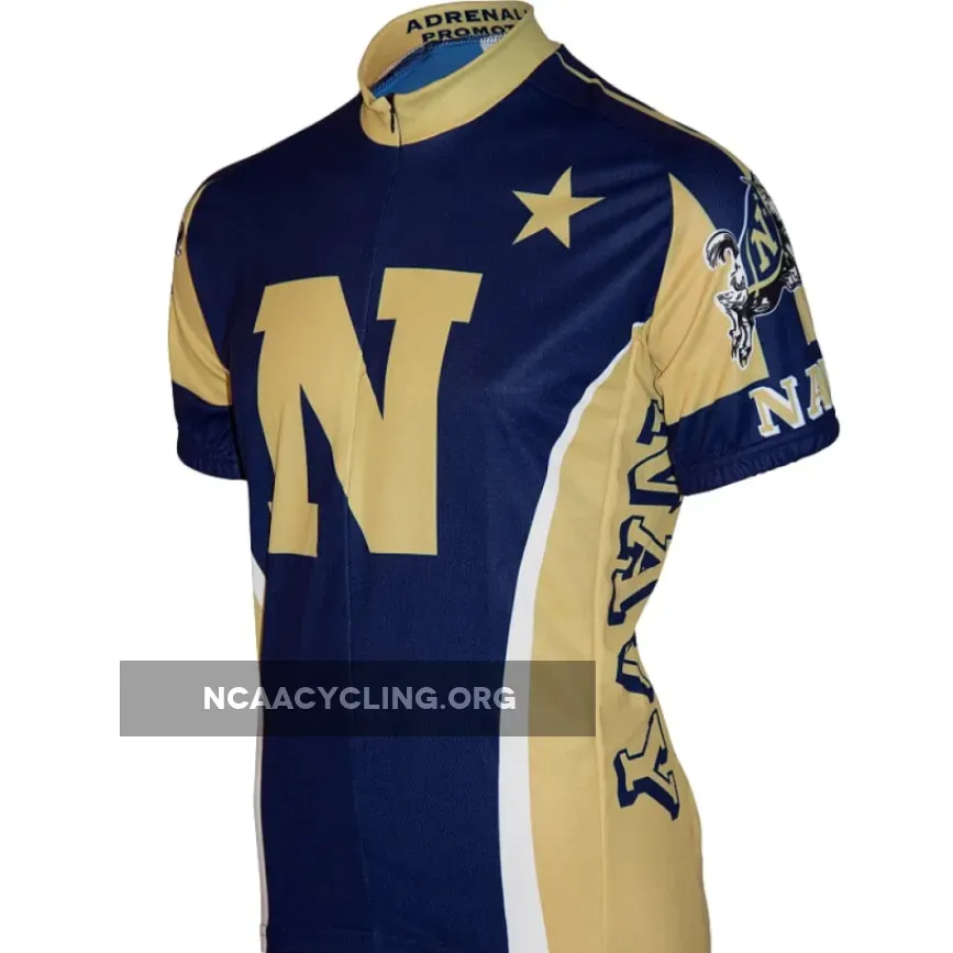 Navy Mens Cycling Jersey College