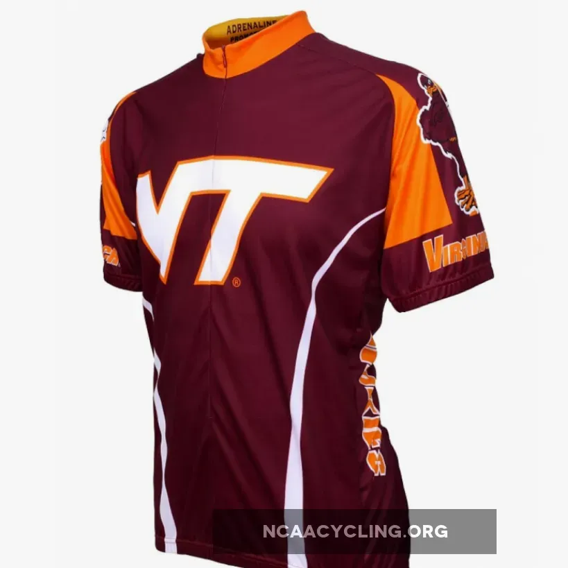 Virginia TECH Mens Cycling Jersey College For Sale