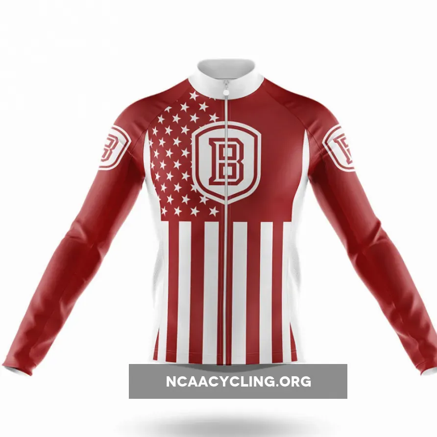 Bradley University USA Long Sleeve Cycling Jersey