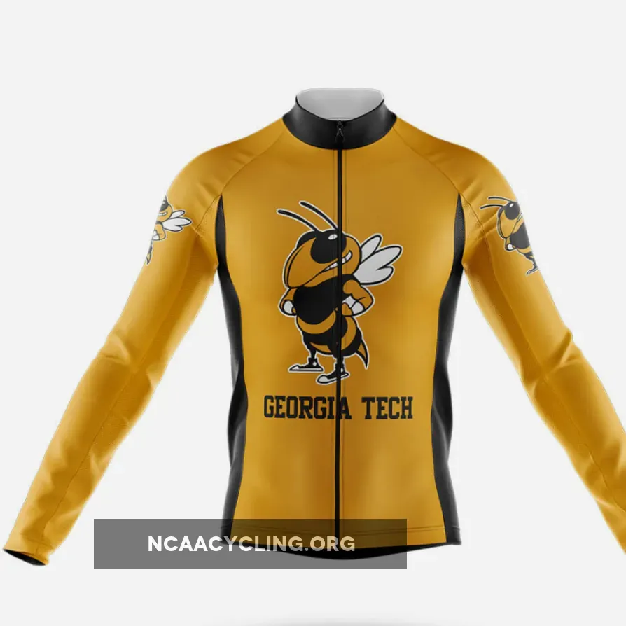 Yellow Jackets Long Sleeve Cycling Jersey Only New Releases