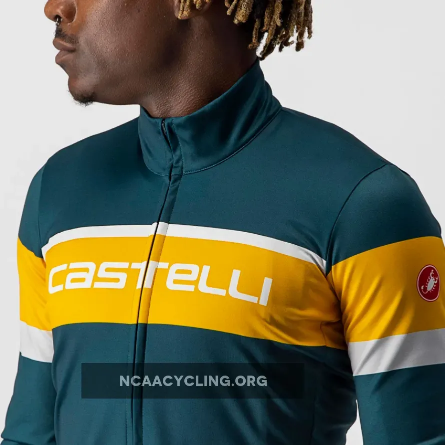 Castelli Passista Long Sleeves Jersey - Petrol 4522522-323-S For Sale