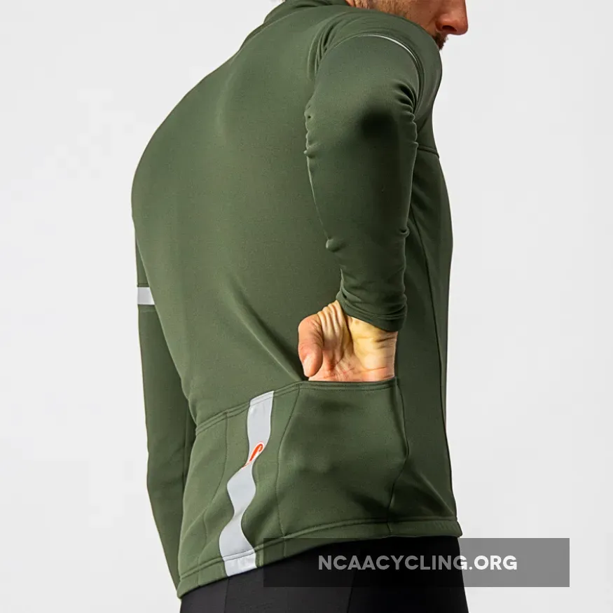 Castelli Fondo 2 Long Sleeves Jersey - Dark Green 4521513-075 For Sale