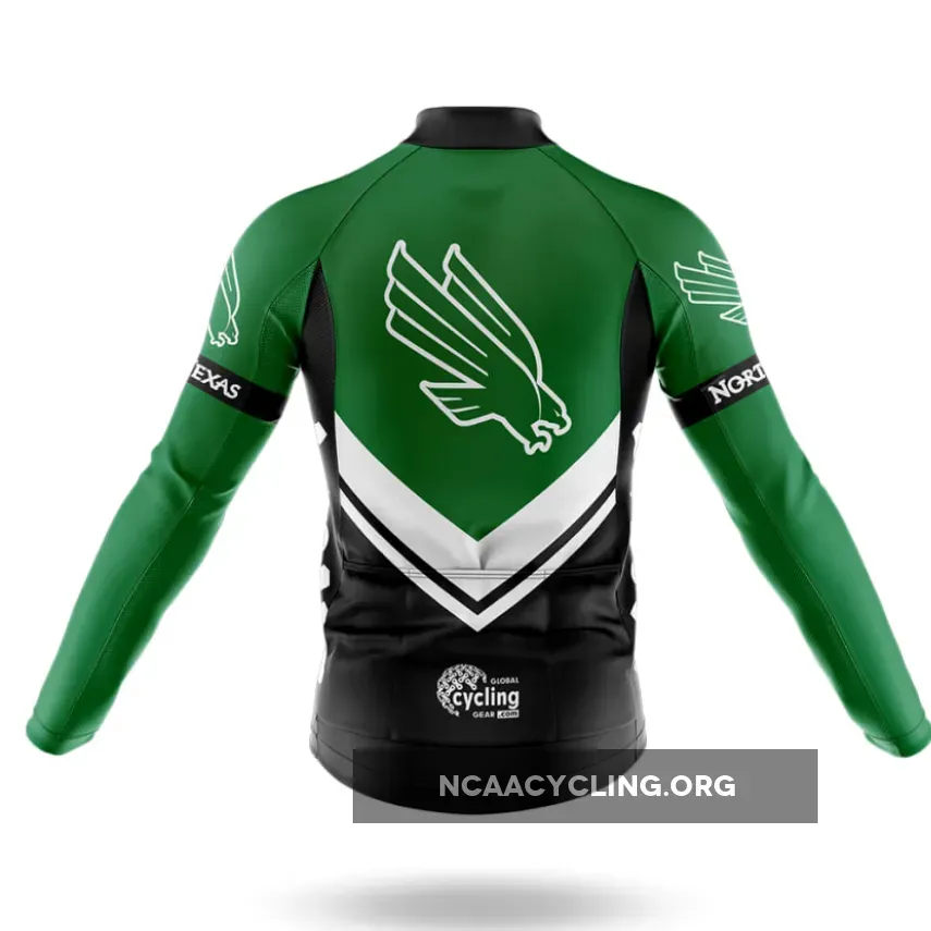 University of North Texas Long Sleeve Cycling Jersey Ver.3 University of North Texas Long Sleeve Cycling Jersey Ver.3