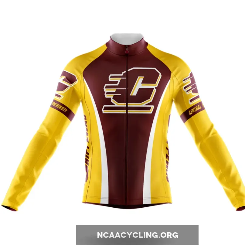 Central Michigan University Long Sleeve Cycling Jersey