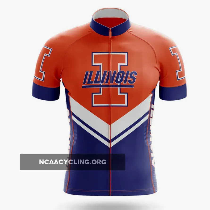 University of Illinois Urbana-Champaign Cycling Jersey Ver.3