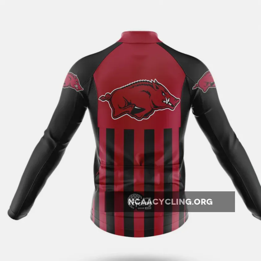 University of Arkansas USA Long Sleeve Cycling Jersey Only