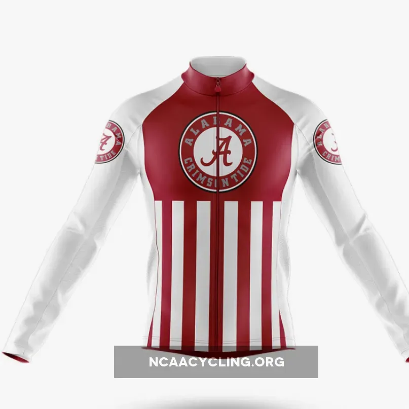 University of Alabama USA Long Sleeve Cycling Jersey Only