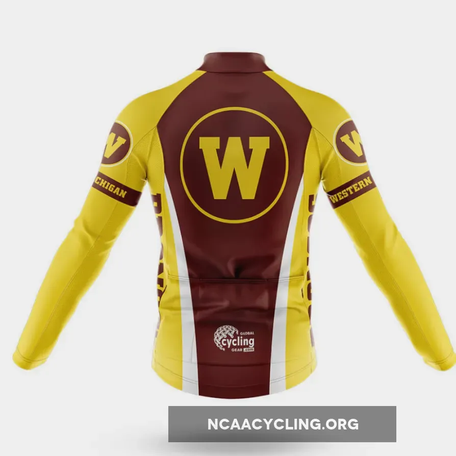 Western Michigan University Long Sleeve Cycling Jersey Only Western Michigan University Long Sleeve Cycling Jersey Only
