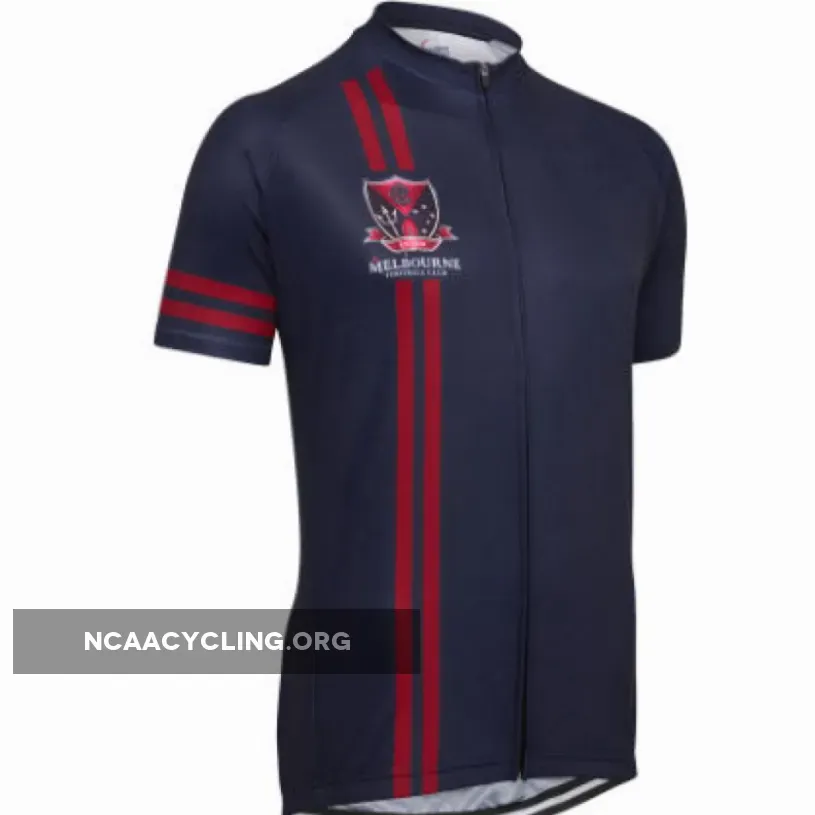 AFL Melbourne Demons Short Sleeve Cycling Jersey Men's Team Official Bicycle Gear