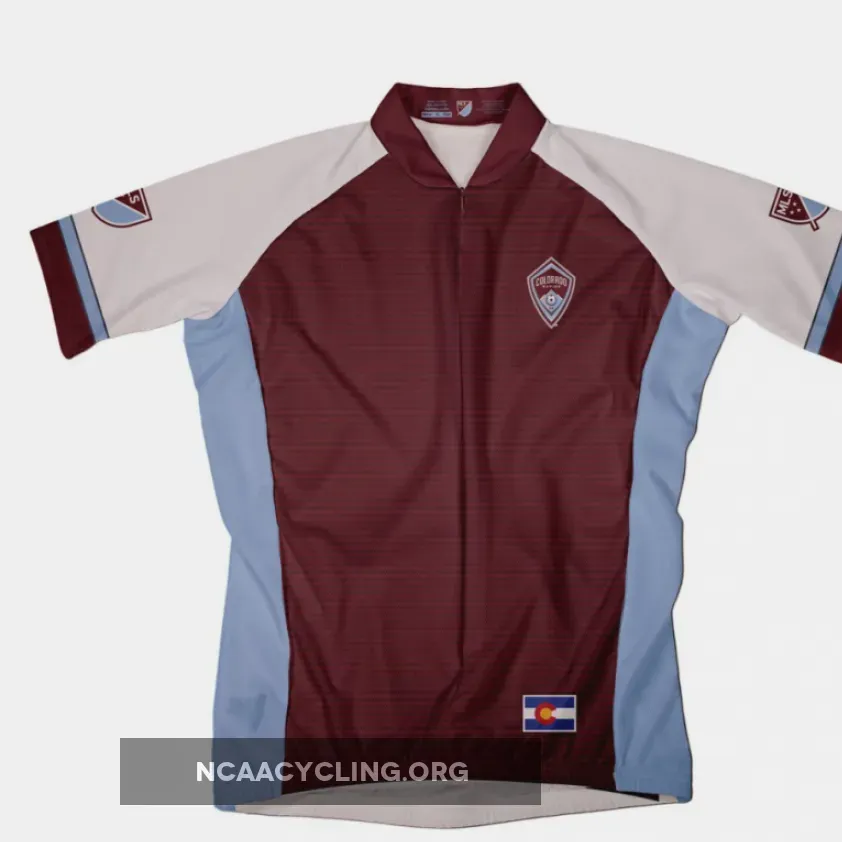 Athleisure MLS Colorado Rapids Cycling Jersey Cycling Graphics Contrast Color MAONII