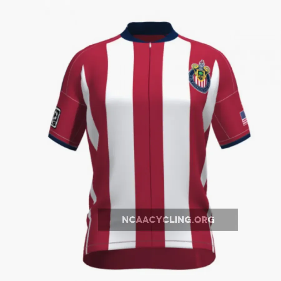 Authentic Chivas USA Cycling Jersey Red/White/Blue USA Official Gear