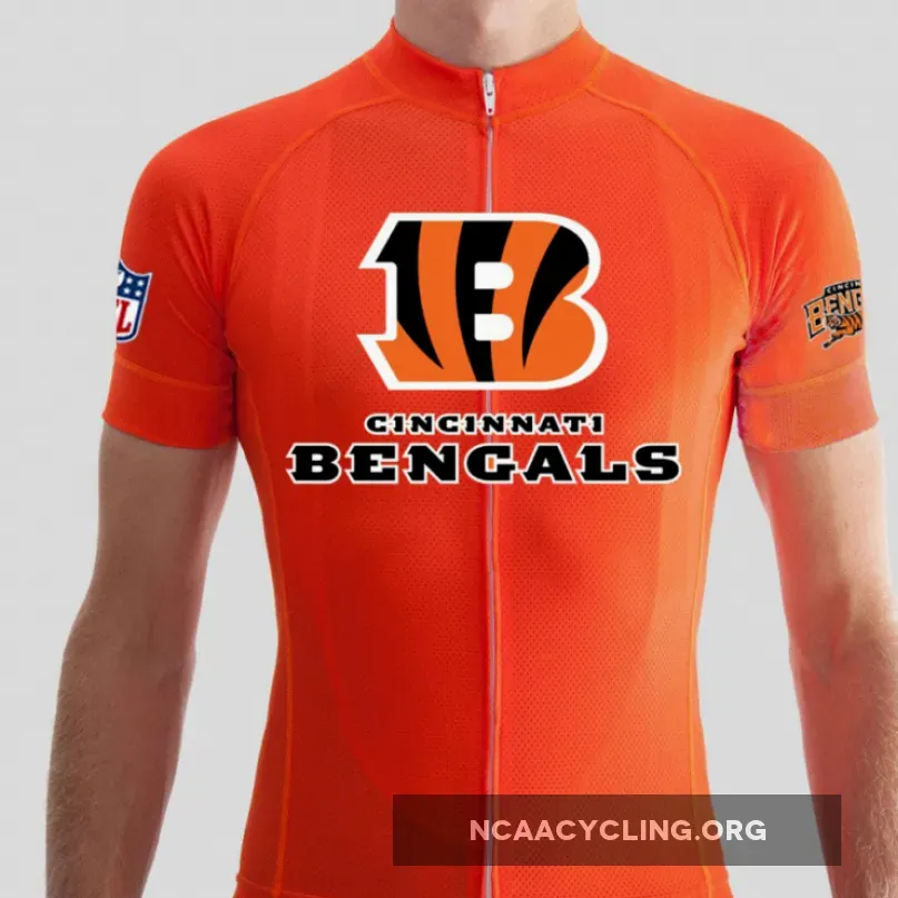 Authentic Cincinnati Bengals Cycling Jersey - NFL Cycling Apparel