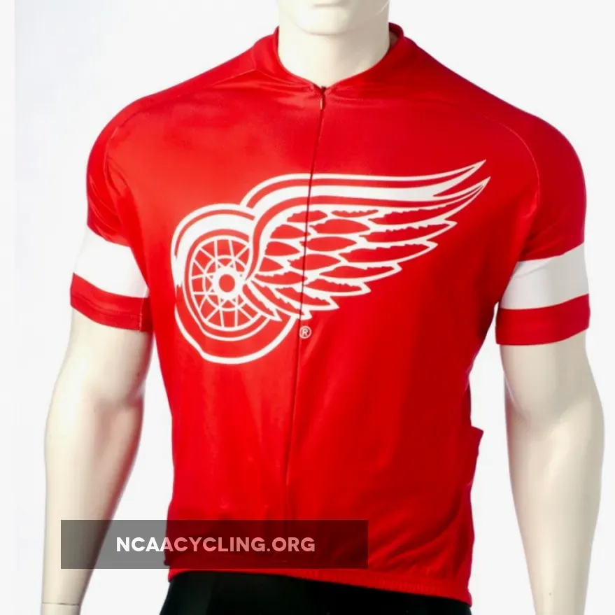 Authentic Detroit Red Wings Cycling Jersey - Men's Team Edition