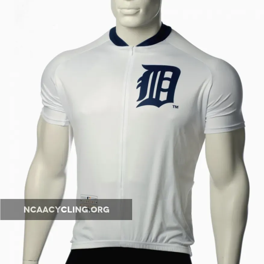 Authentic Detroit Tigers Cycling Jersey Official MLB Team White Bike Gear