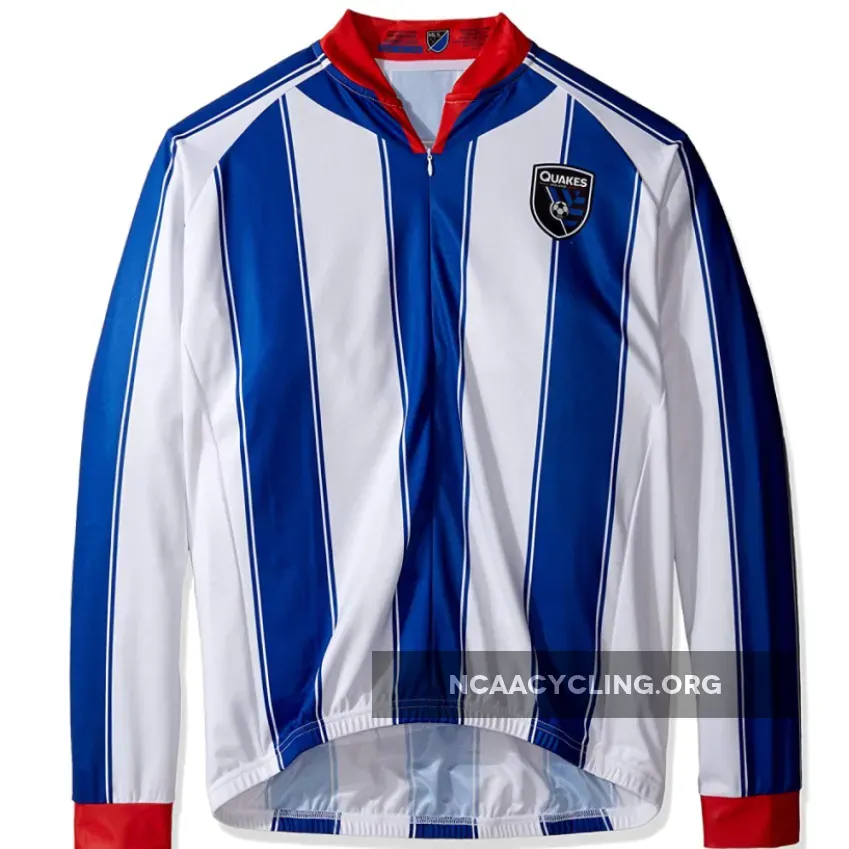 Authentic MLS San Jose Earthquakes Long Sleeve Men's Cycling Jersey