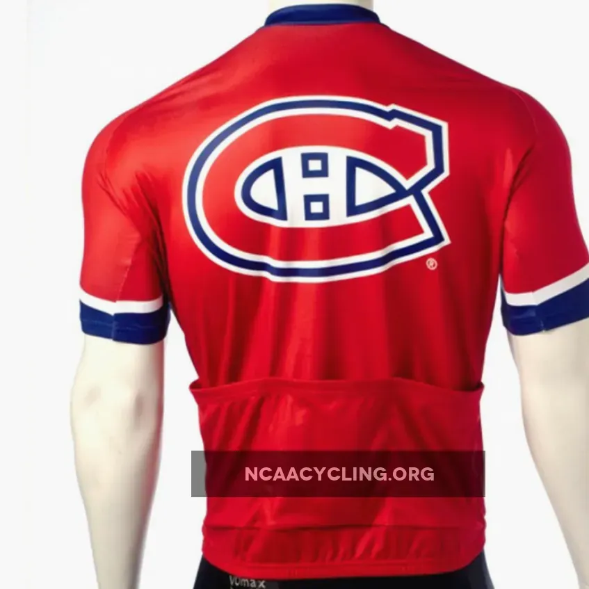 Authentic Montreal Canadiens Cycling Jersey Red, Blue, White, Official Team Colors Authentic Montreal Canadiens Cycling Jersey Red, Blue, White, Official Team Colors