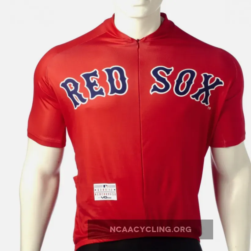 Boston Red Sox Cycling Jersey Official MLB Licensed Men's Cycling Shirts
