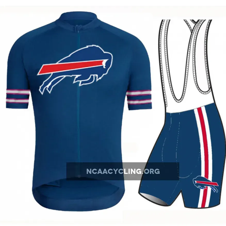 Buffalo Bills Cycling Jersey and Shorts Cycling Kit for Men's Football Jersey for Cycling Enthusiast