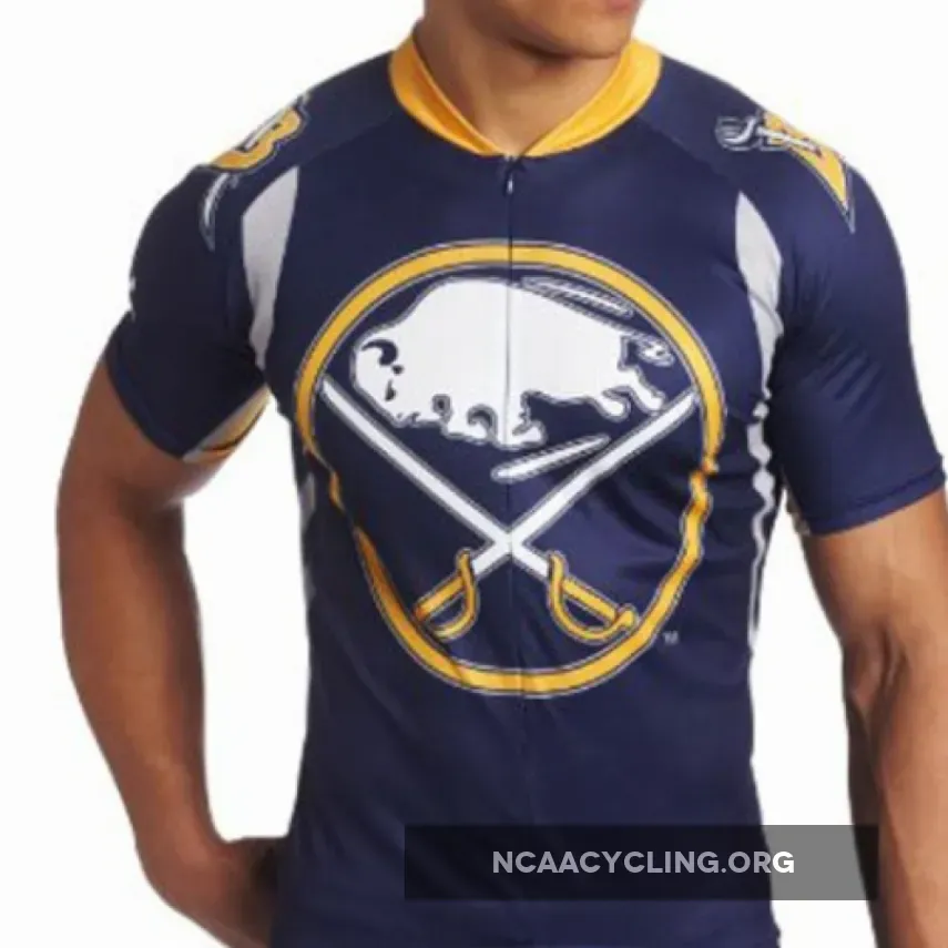 Buffalo Sabres Cycling Jersey Navy/Gold/White Official NHL Design