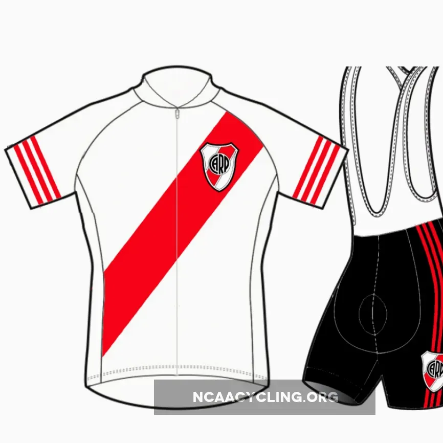 Cheap River Plate Cycling Jersey and Bib Shorts Set