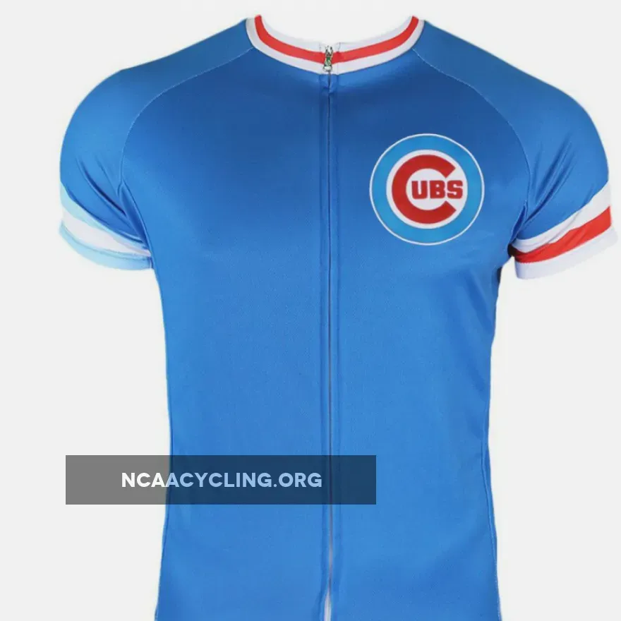 Chicago Cubs Official 2024 Classic Blue Cycling Jersey